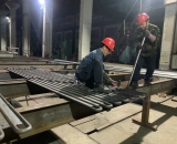 垂直水冷壁管片（8m）|φ32×8mm，截距62.5mm，5連根，總長8m|15CrMoG